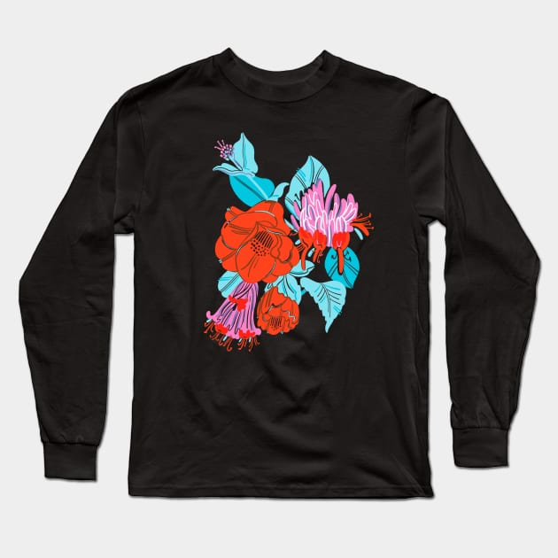 Camellia Long Sleeve T-Shirt by JordanKay